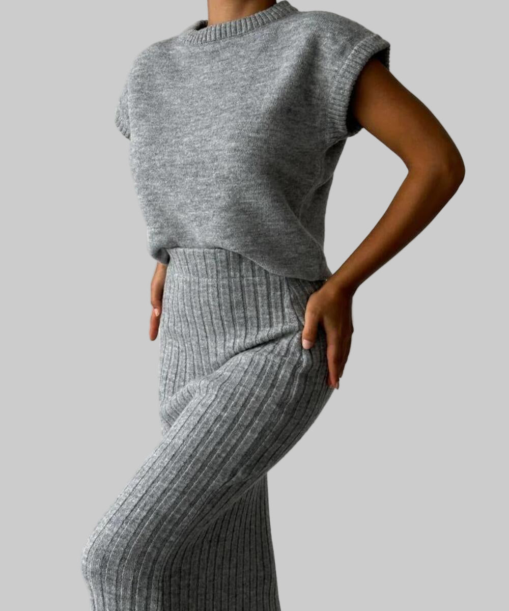Ribbed Elegance | Two-Piece Set