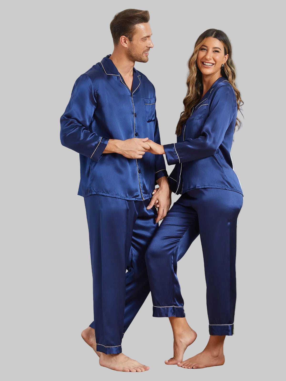 Silk Sleepwear Set | Couples (4 pcs)