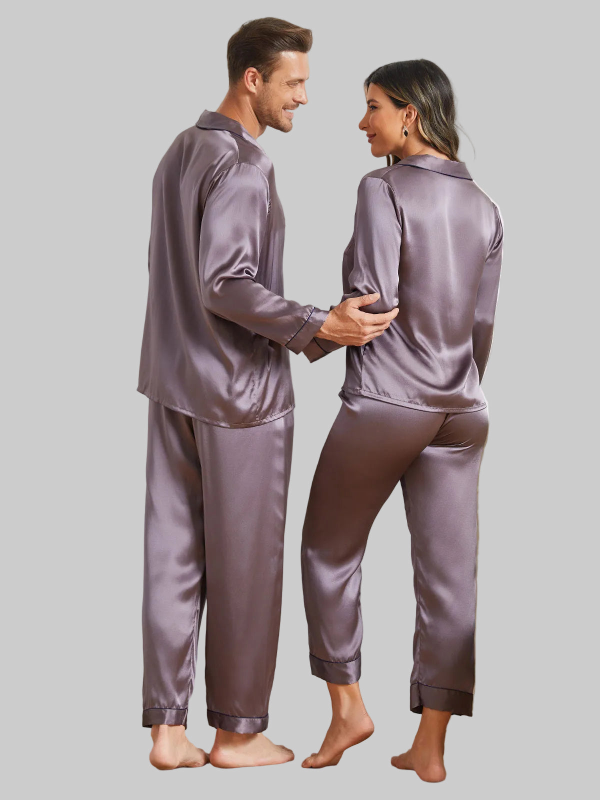 Silk Sleepwear Set | Couples (4 pcs)