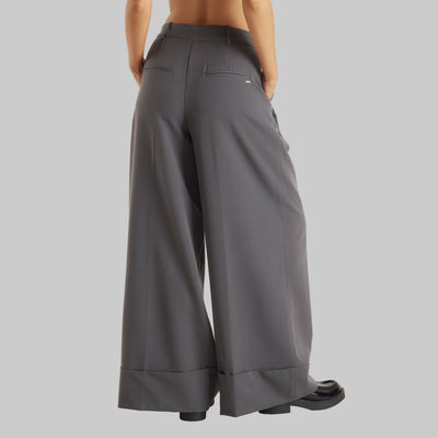 Tailored Trousers | Turn-Up Elegant Fit