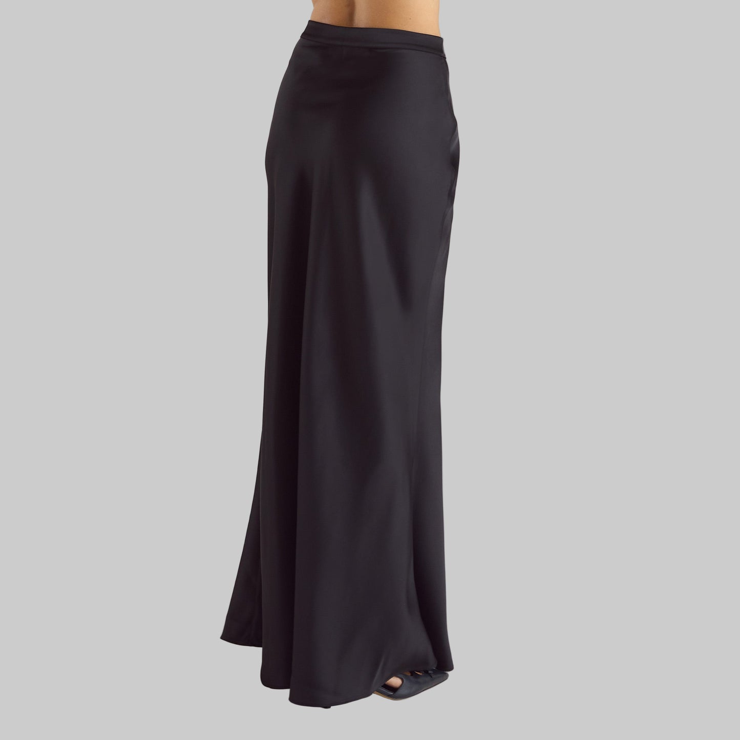 Mimi Satin Maxi Skirt | Elegant Flowing Design