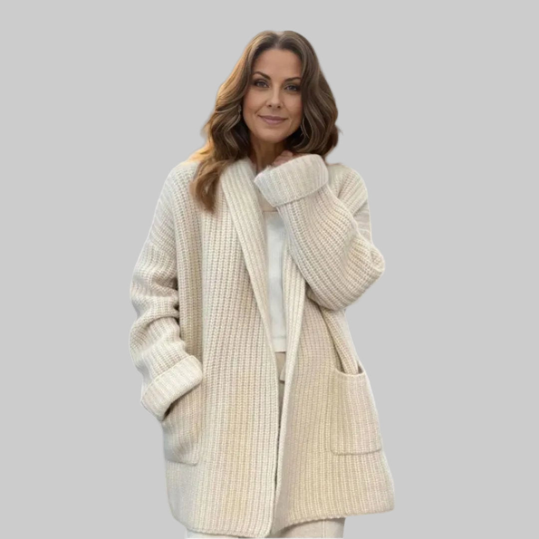 AlbertaCardi Long Cardigan | Cozy Timeless Warmth