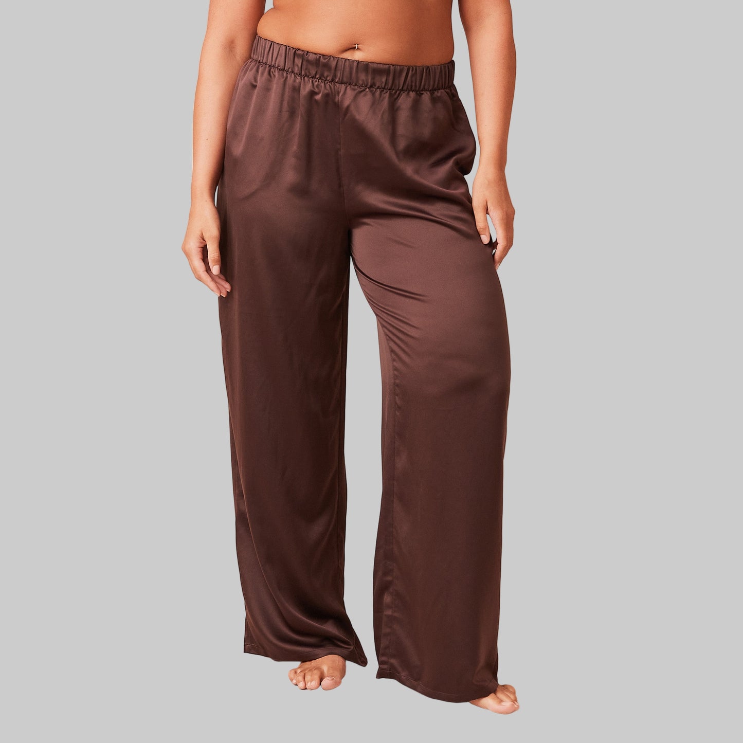Classic Satin Pyjama Trousers | Elegant Relaxed Fit