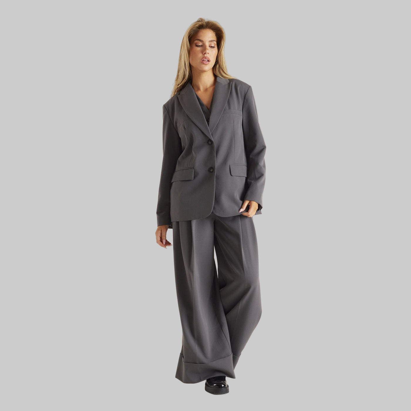 Tailored Trousers | Turn-Up Elegant Fit