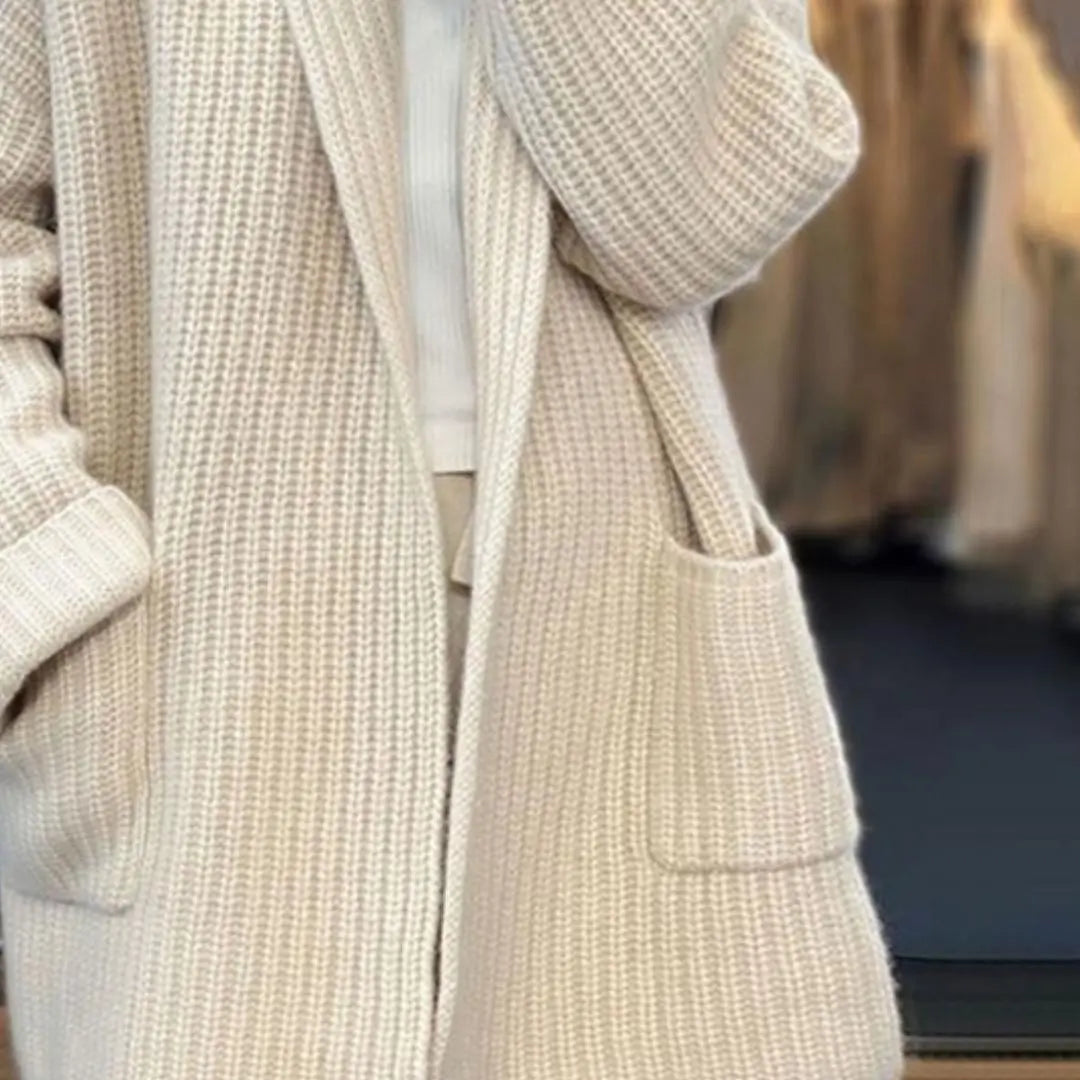 AlbertaCardi Long Cardigan | Cozy Timeless Warmth