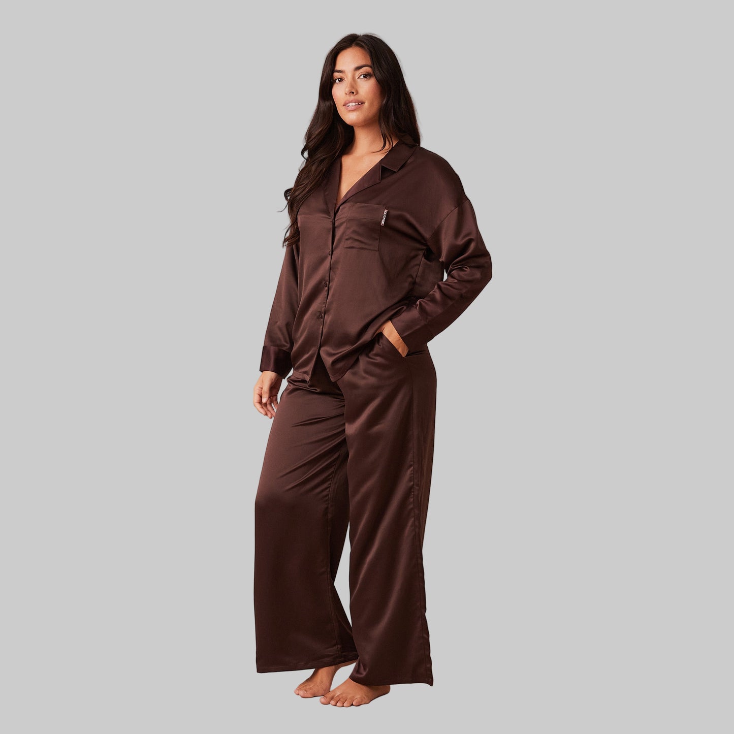Classic Satin Pyjama Trousers | Elegant Relaxed Fit