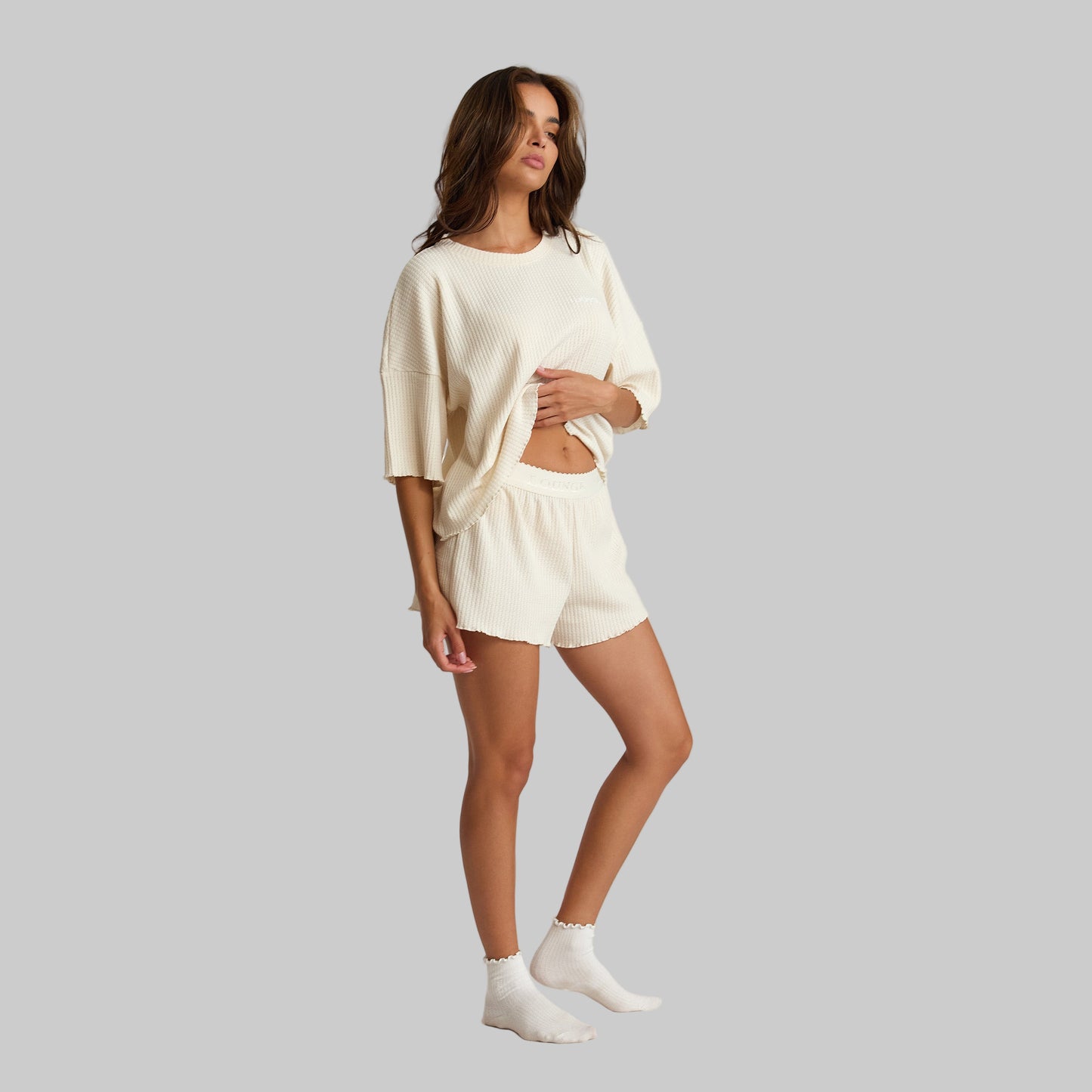 Waffle Pyjama Shorts | Soft Airy Comfort
