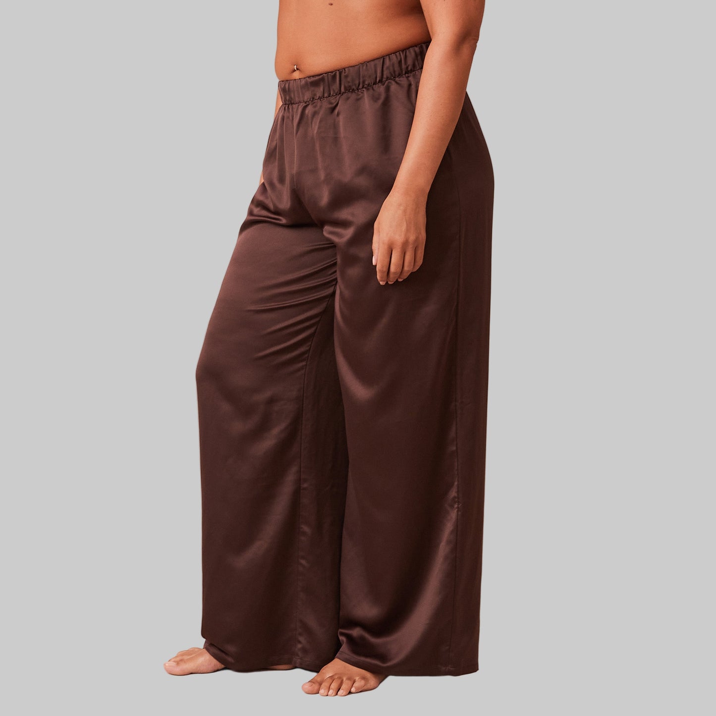 Classic Satin Pyjama Trousers | Elegant Relaxed Fit