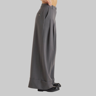 Tailored Trousers | Turn-Up Elegant Fit