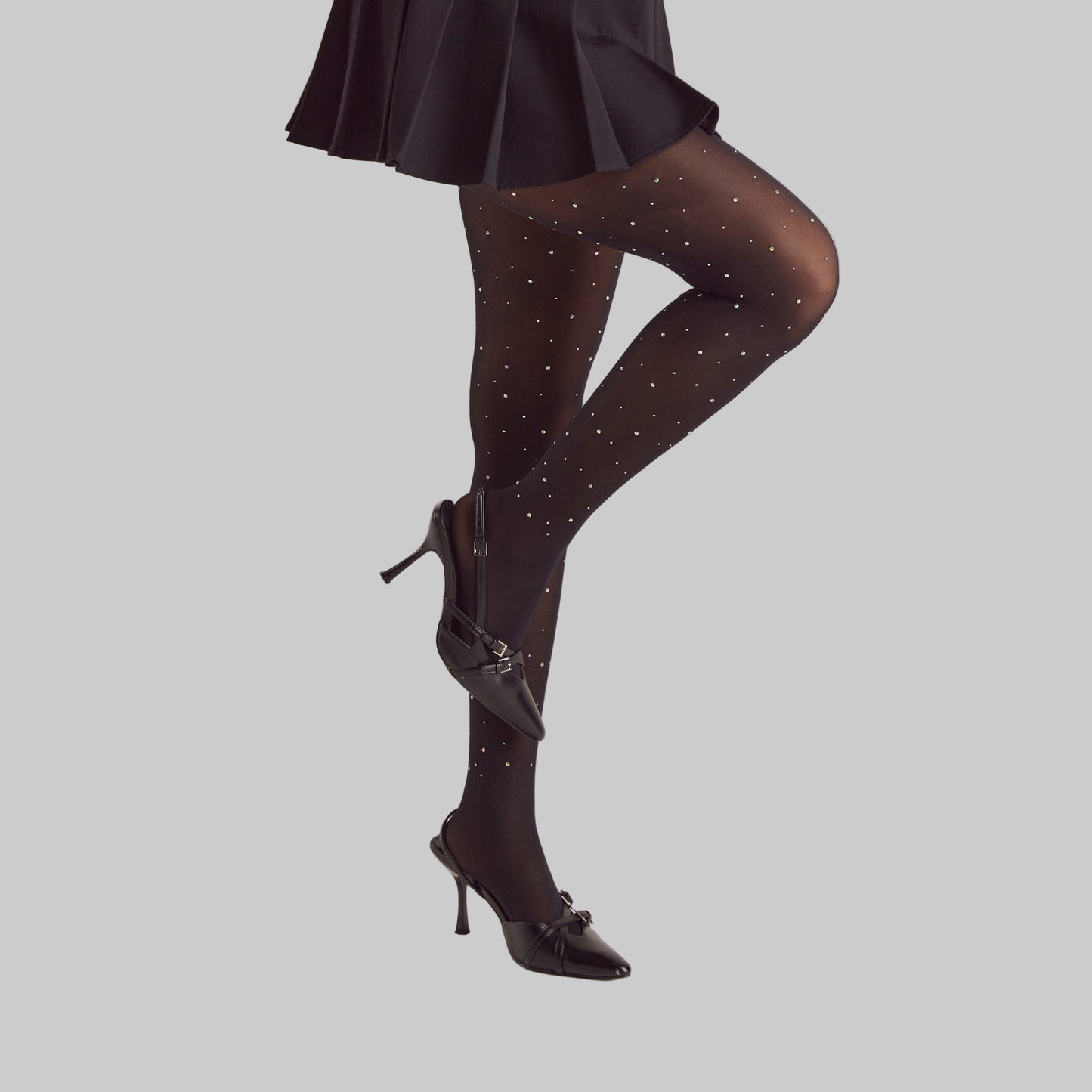 Diamanté Tights | 40 Denier Sheer Design