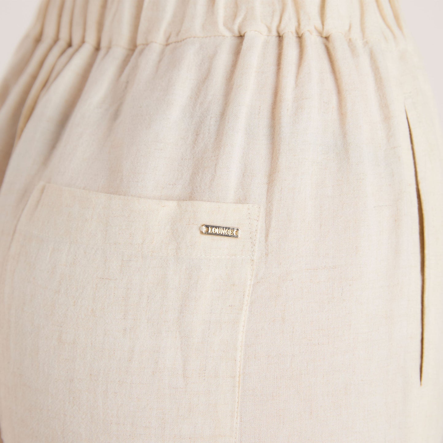 Linen Blend Trousers | Wide-Leg Elegant Fit
