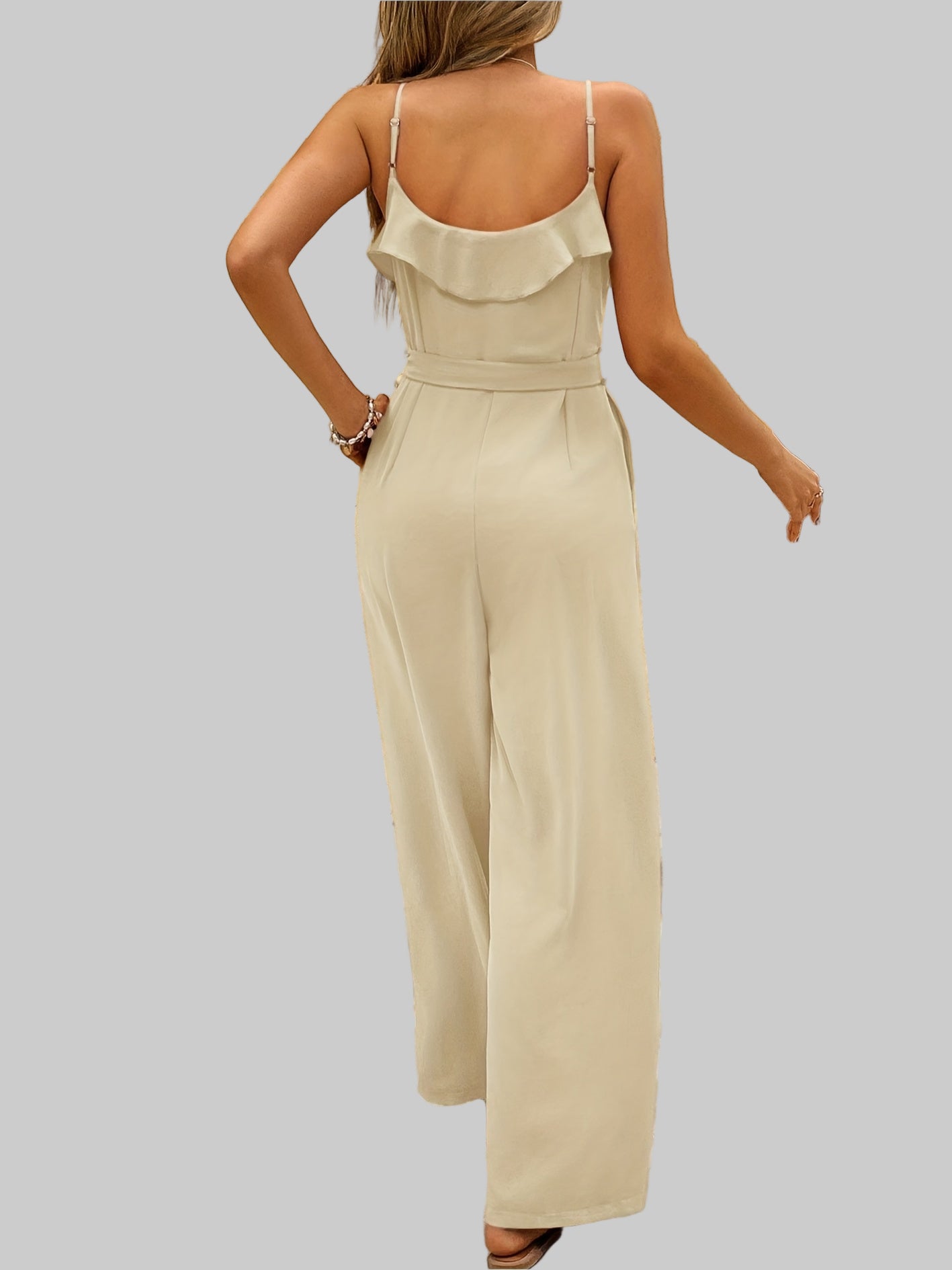 Jumpsuit | Wide Leg & Elastic Waist