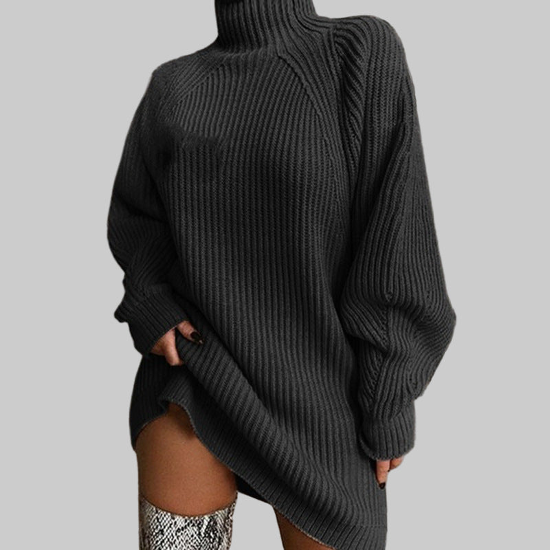 CozyTurtleneck Sweater Dress | Effortless Warm Elegance