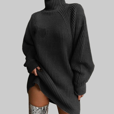 CozyTurtleneck Sweater Dress | Effortless Warm Elegance