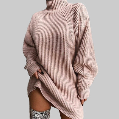 CozyTurtleneck Sweater Dress | Effortless Warm Elegance