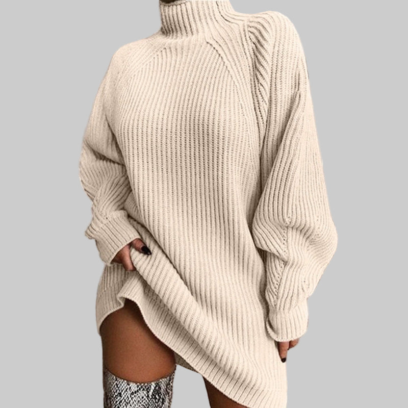 CozyTurtleneck Sweater Dress | Effortless Warm Elegance
