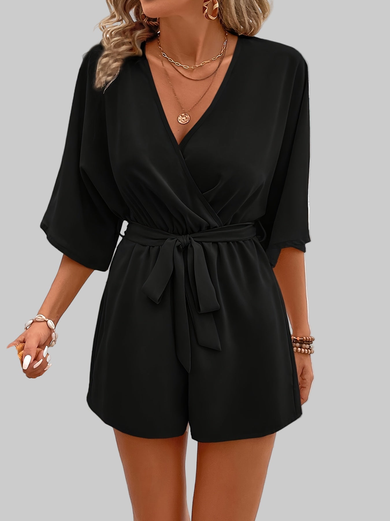 AeroV Jumpsuit | Airy Waist-Defining Comfort