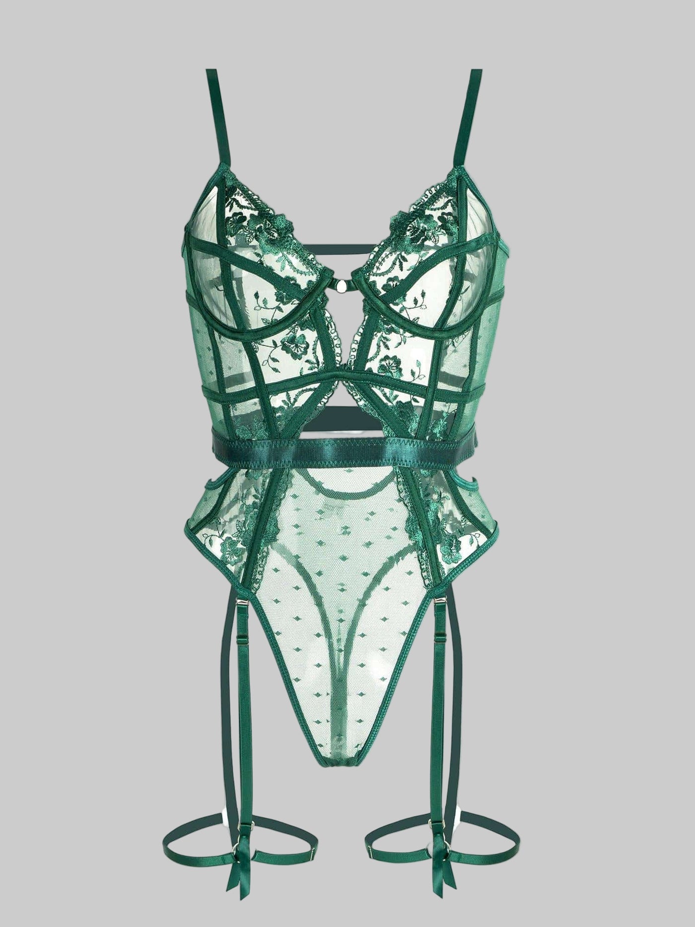 Verleina Lace Lingerie Set | Luxurious Embroidered Seduction