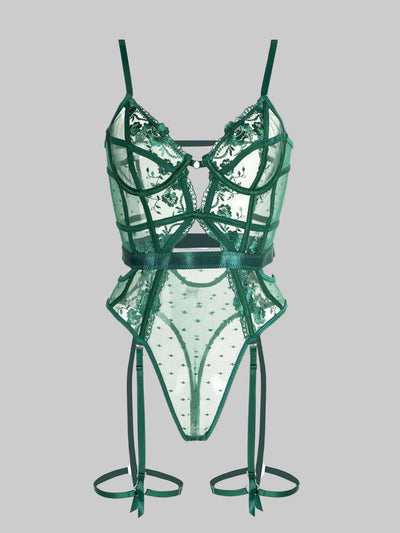 Verleina Lace Lingerie Set | Luxurious Embroidered Seduction