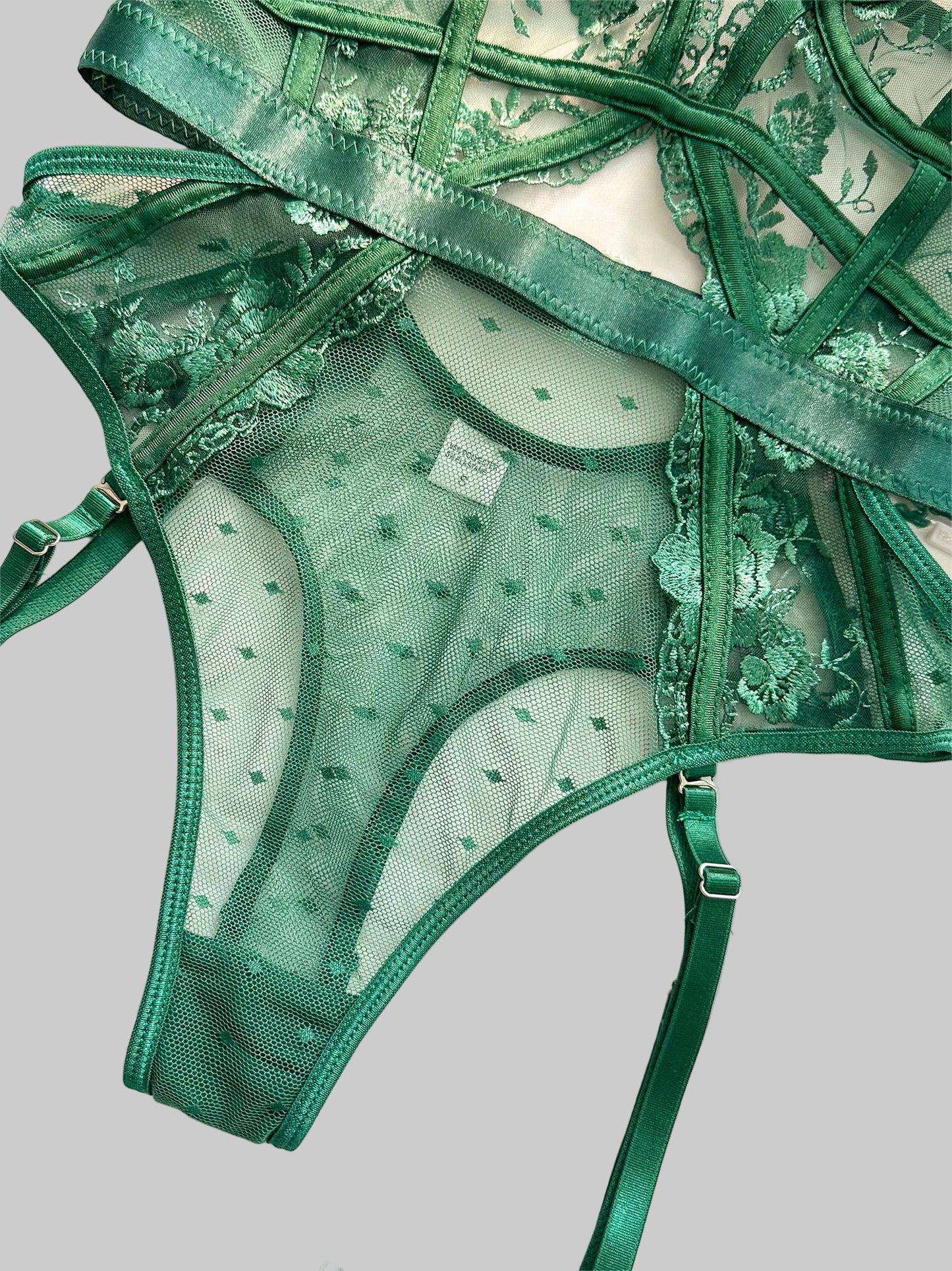 Verleina Lace Lingerie Set | Luxurious Embroidered Seduction