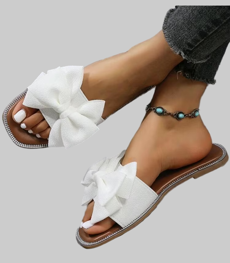 Fayla | Bow Slippers
