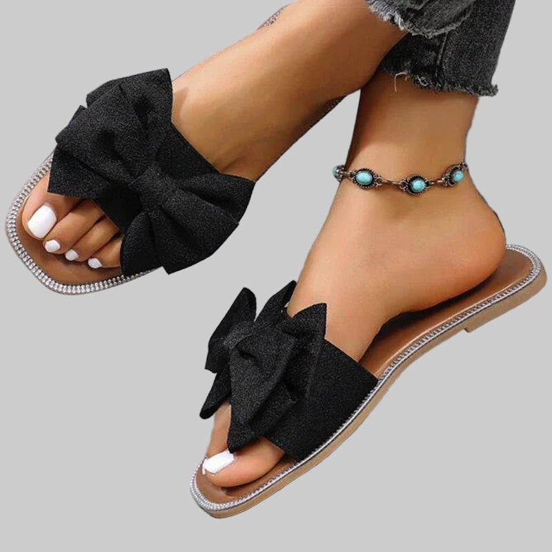 Fayla | Bow Slippers