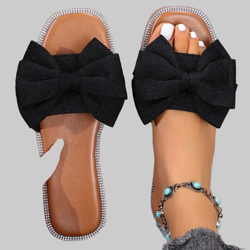 Fayla | Bow Slippers