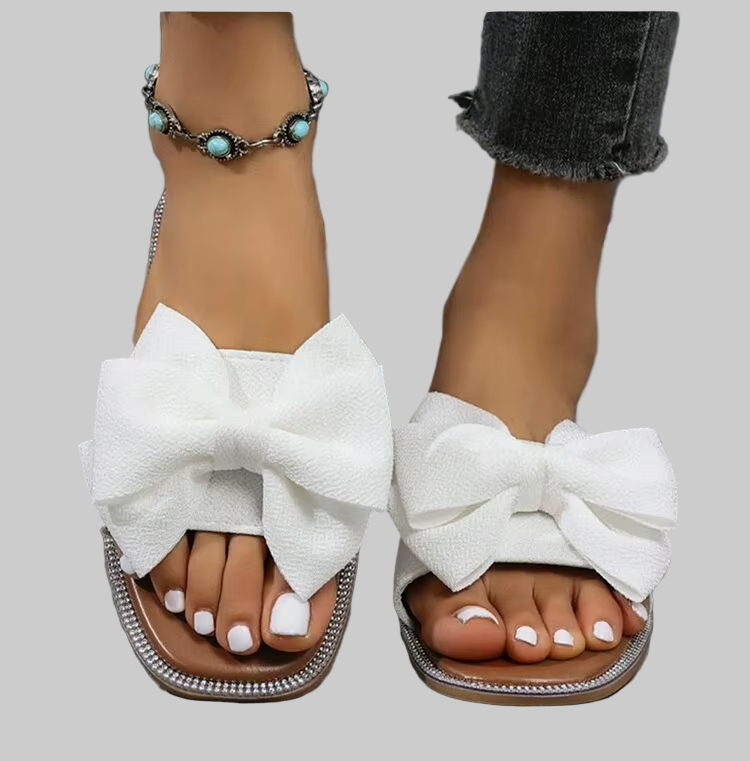 Fayla | Bow Slippers
