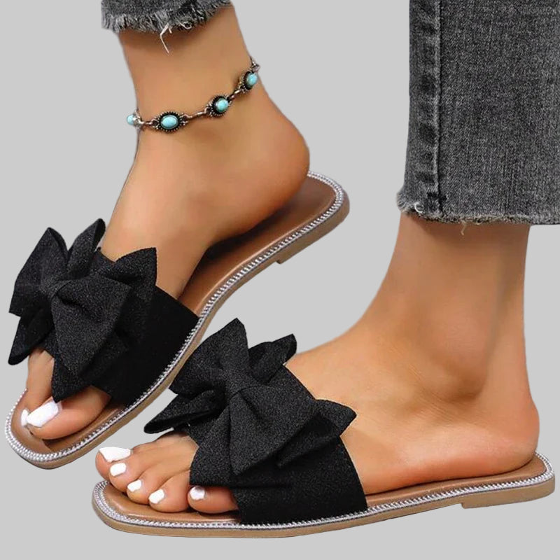Fayla | Bow Slippers