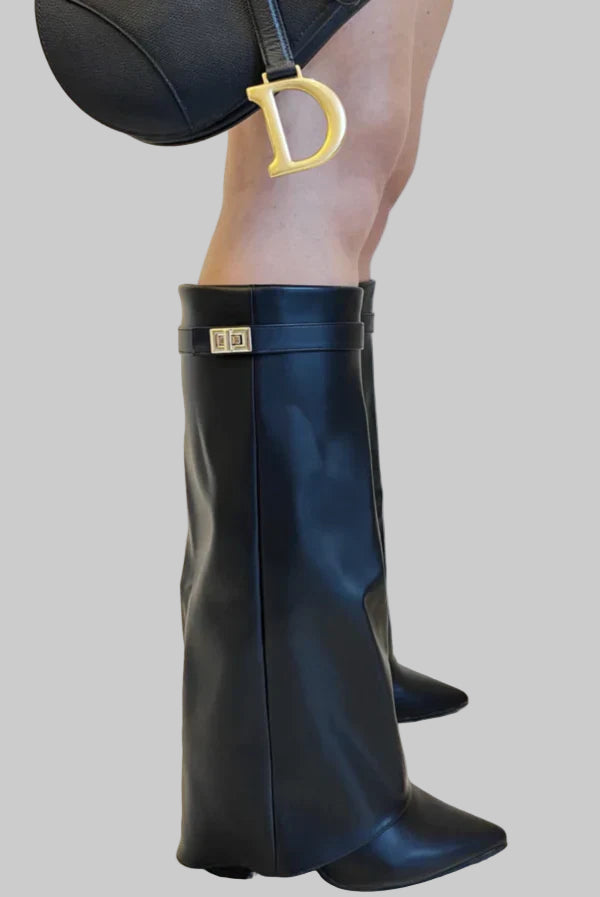 Lily Classic Boots | Knee-High Pointed Toe