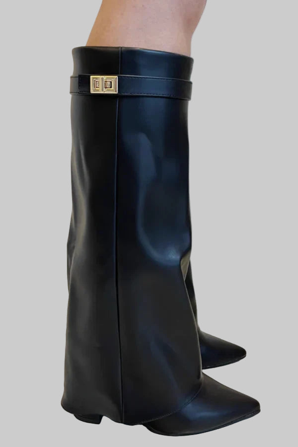 Lily Classic Boots | Knee-High Pointed Toe