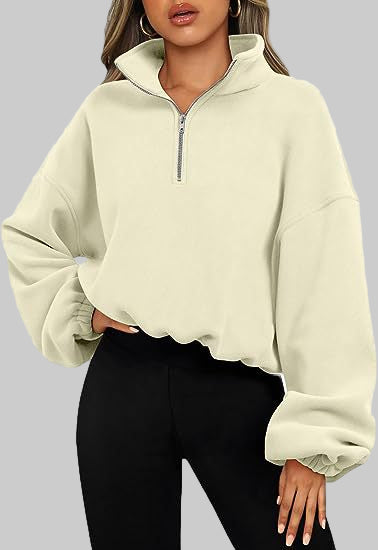 Half Zip Sweatshirt | Perfect Balance of Warmth & Style
