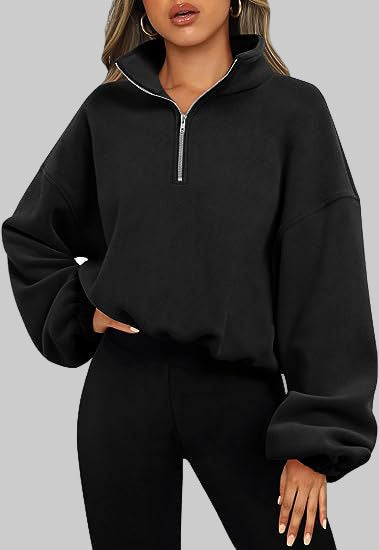 Half Zip Sweatshirt | Perfect Balance of Warmth & Style