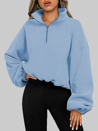 Half Zip Sweatshirt | Perfect Balance of Warmth & Style