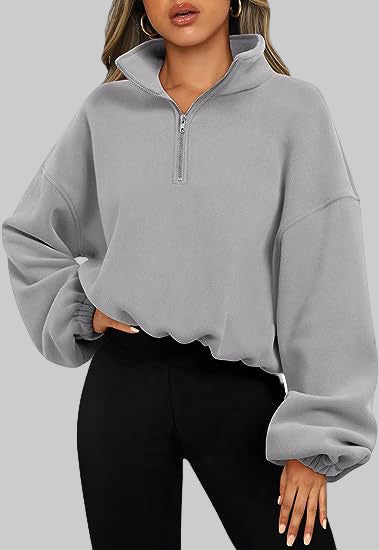 Half Zip Sweatshirt | Perfect Balance of Warmth & Style