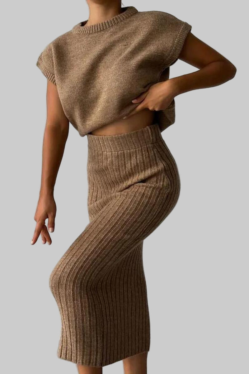 Ribbed Elegance | Two-Piece Set