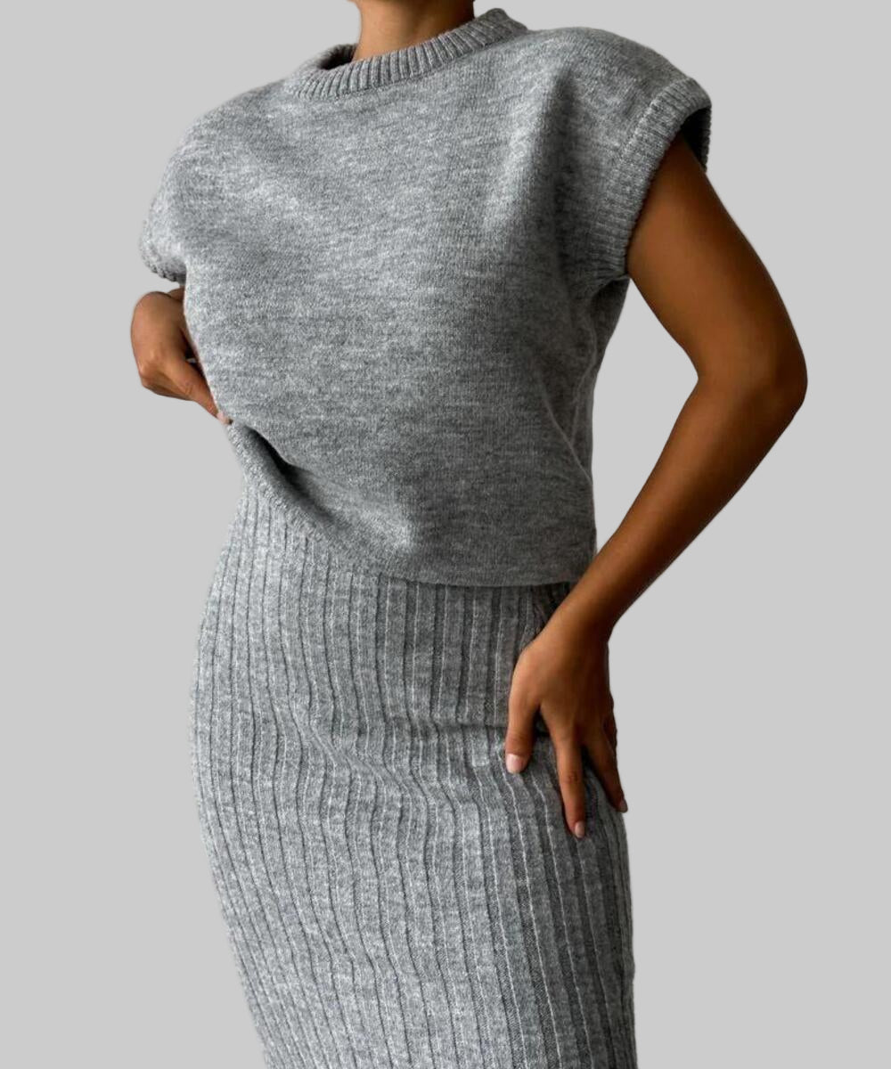 Ribbed Elegance | Two-Piece Set
