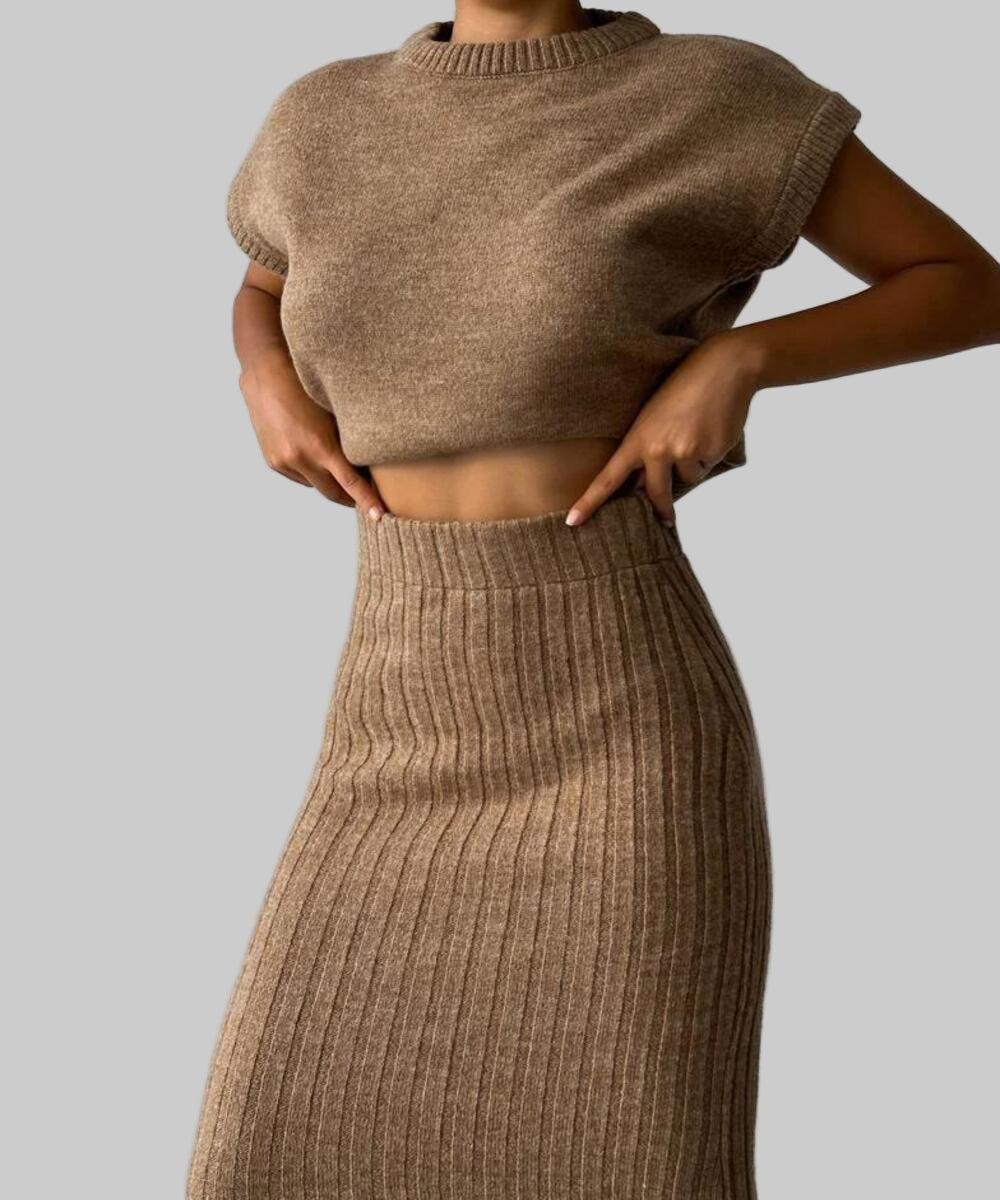 Ribbed Elegance | Two-Piece Set