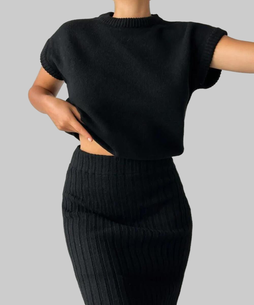 Ribbed Elegance | Two-Piece Set