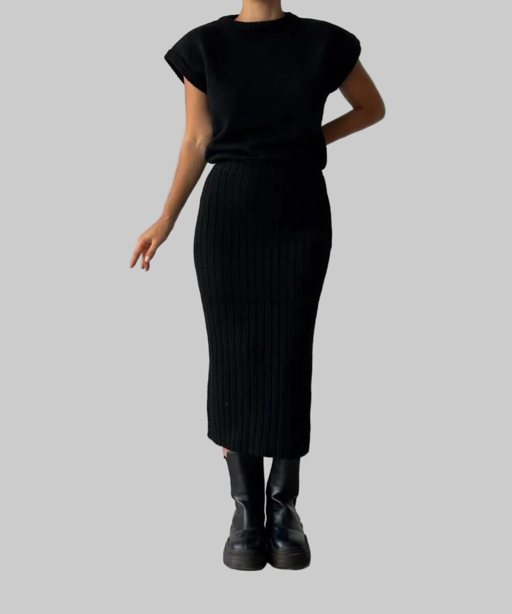 Ribbed Elegance | Two-Piece Set