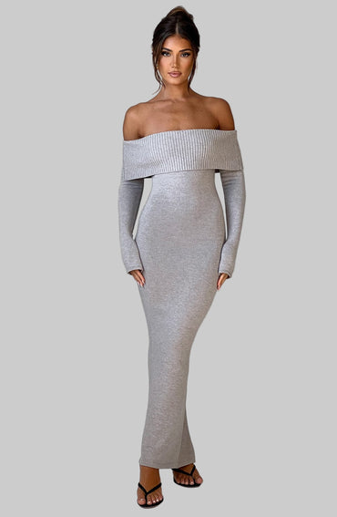Beverley Knit Maxi Dress | Ribbed Style