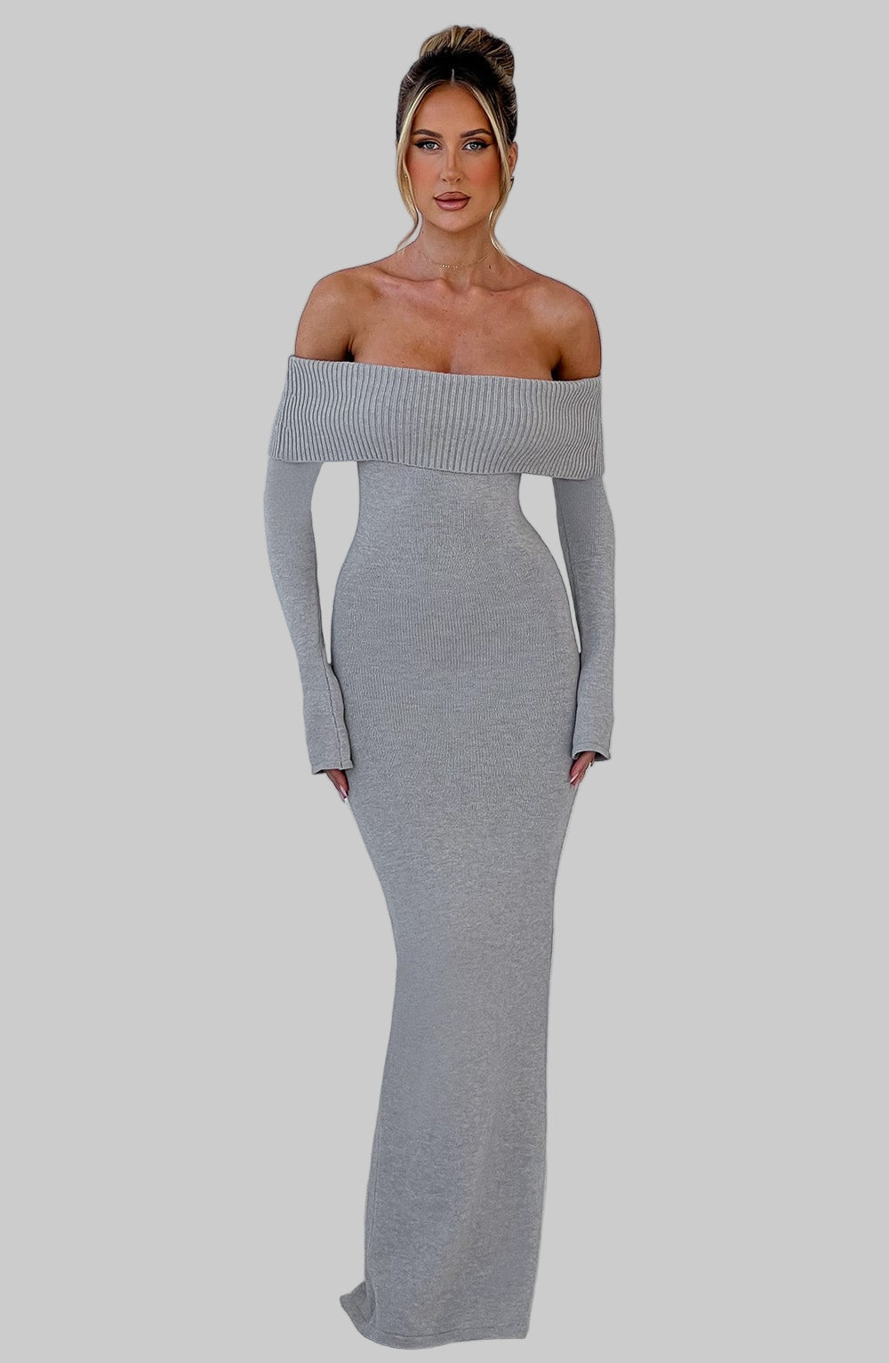 Beverley Knit Maxi Dress | Ribbed Style