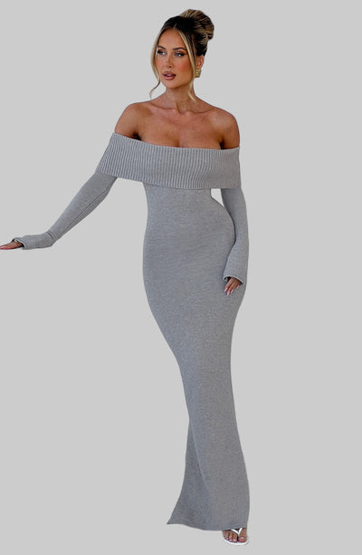 Beverley Knit Maxi Dress | Ribbed Style