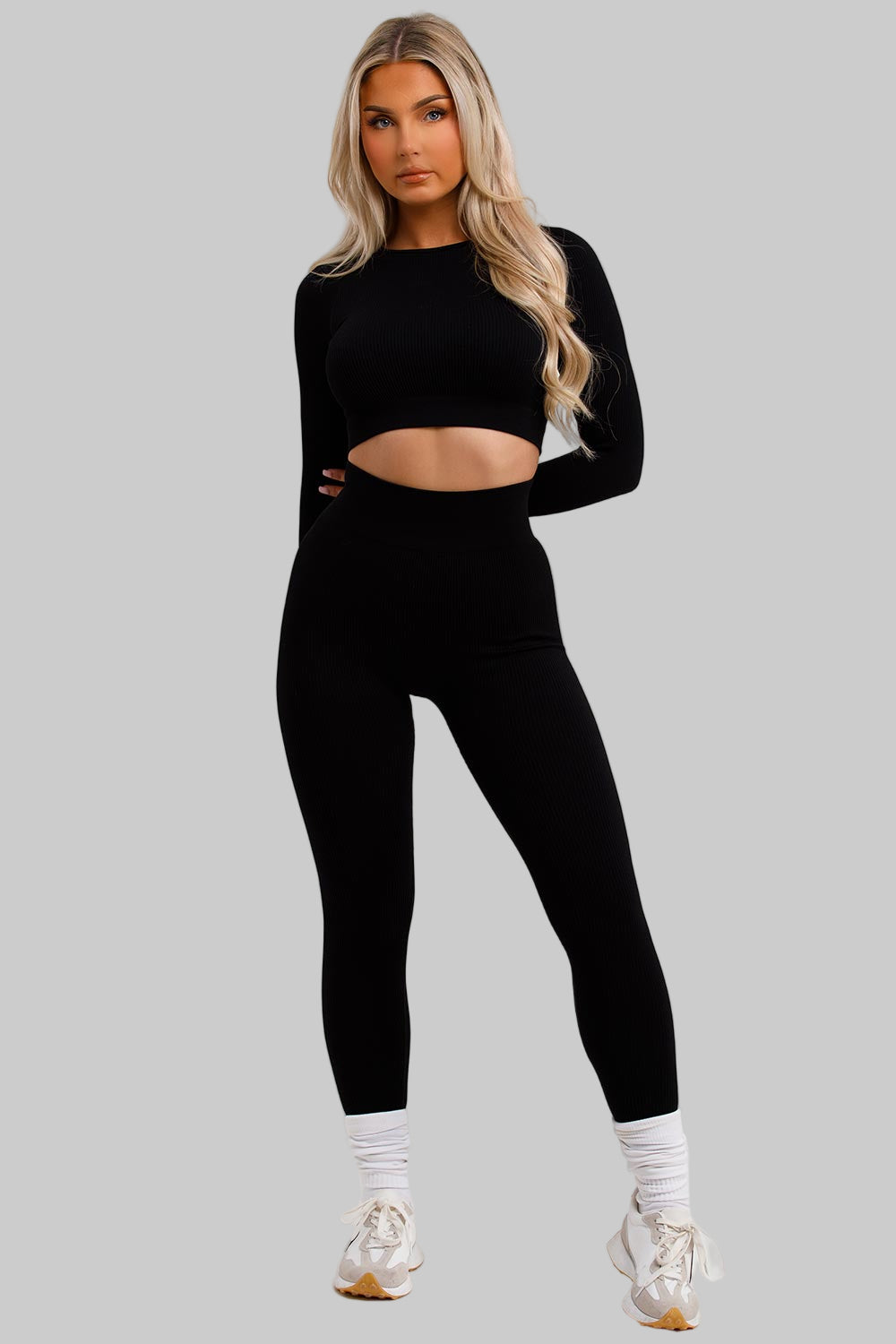 Rib Leggings | Top Tracksuit Set