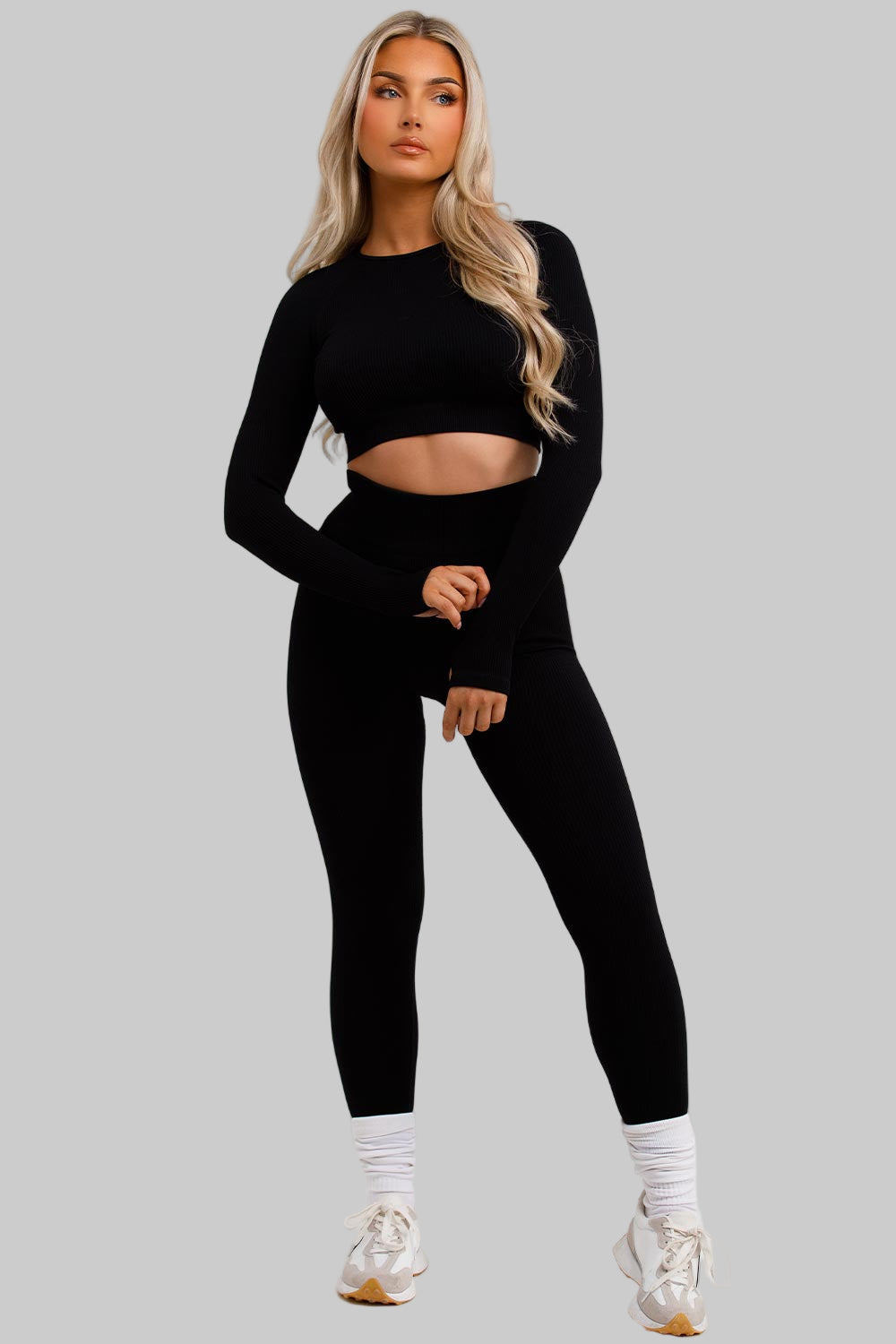 Rib Leggings | Top Tracksuit Set