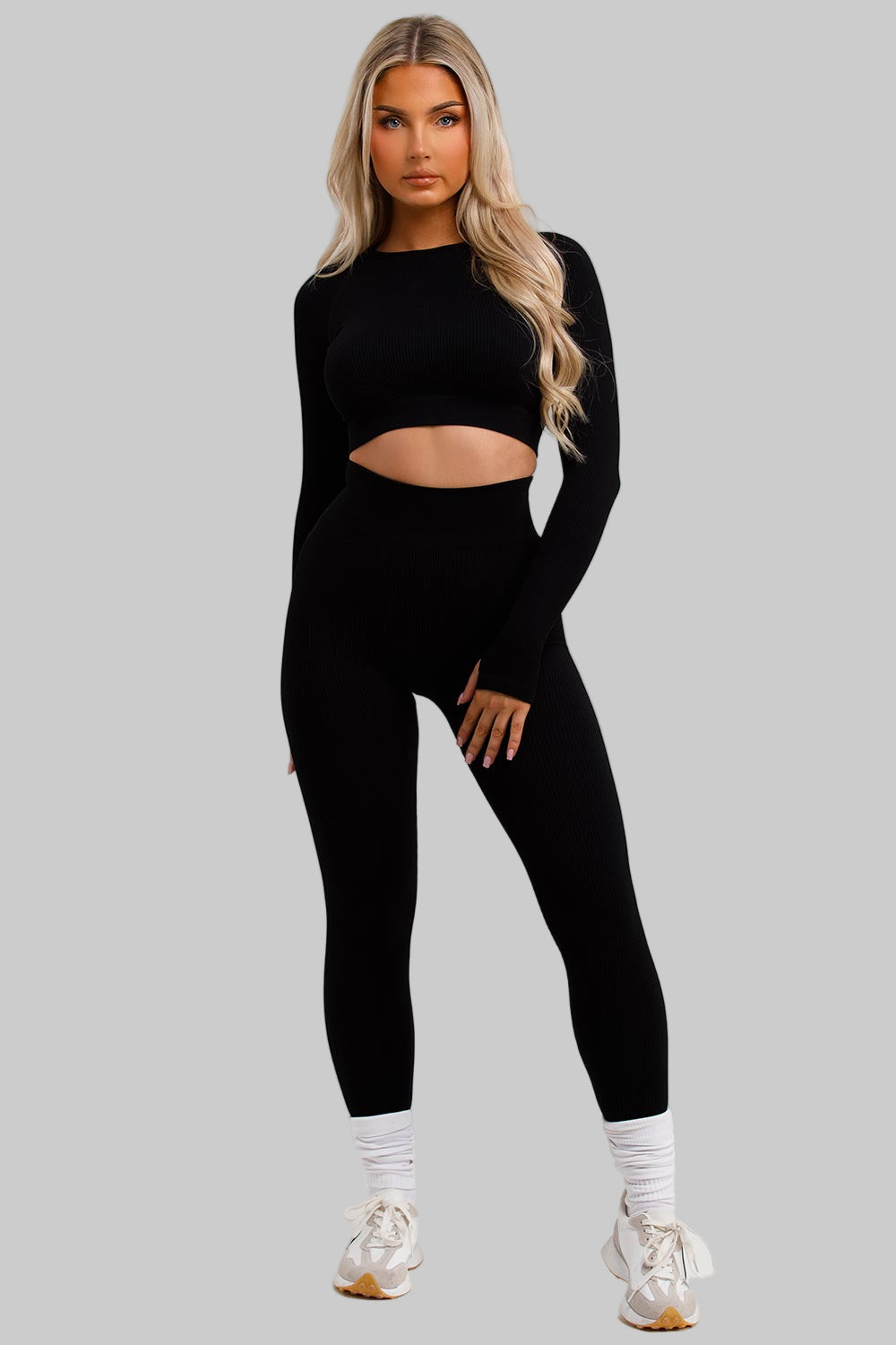 Rib Leggings | Top Tracksuit Set