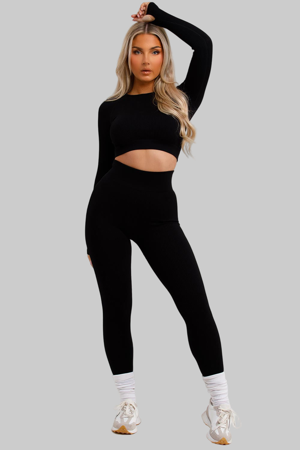 Rib Leggings | Top Tracksuit Set
