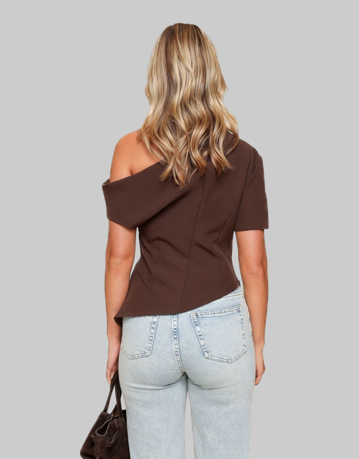 DrapeEase Off-Shoulder Top | Effortless Allure & Comfort