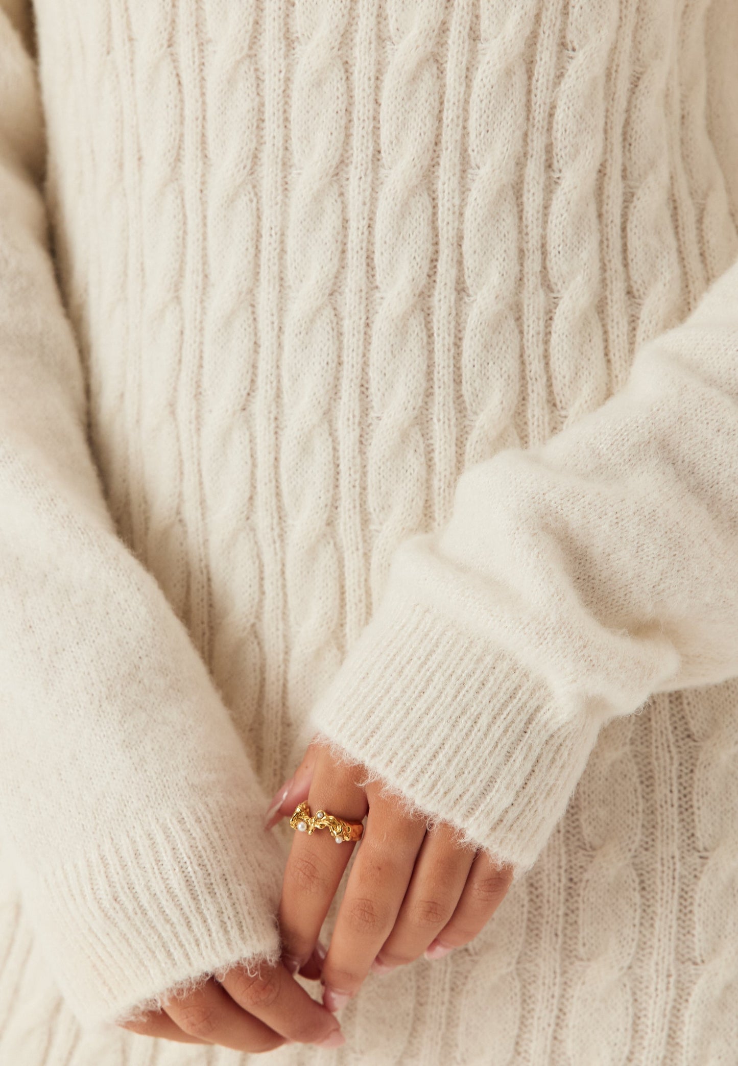 Cable Knit | Sweater Dress