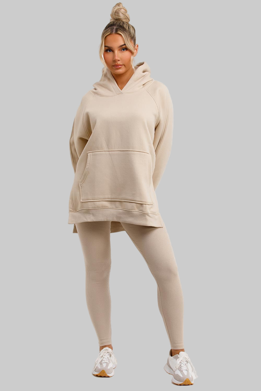 Hoodie | Leggings Set – Effortless Oatmeal Chic